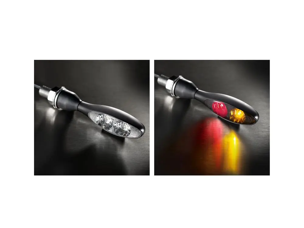 Kellermann micro 1000 DF Dark schwarz Blinker Rücklicht Bremslicht 143.100 Neue Ware