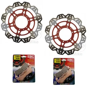 Kostenloser Versand EBC Bremsscheibenset vorn passend für Honda CB 1000 R SC60 mit ABS