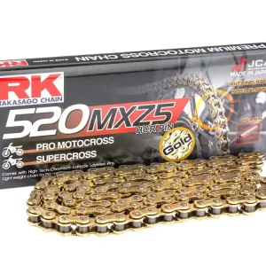 Motorradkette RK 520 MXZ5 Kette ohne Dichtringe Preis pro Kettenglied Ausverkauf