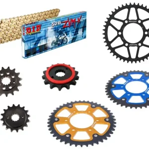 DID Kettensatz passend für Kawasaki ZX-6R / RR ZX600 Ninja (Bj.07-18) 520 Kette Straße / Racing Bestseller