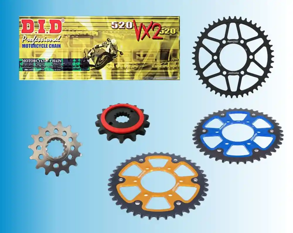 DID Kettensatz passend für Kawasaki Z650 RS ABS (Bj.21-24) DID520VX3 Kette Sichere Zahlung