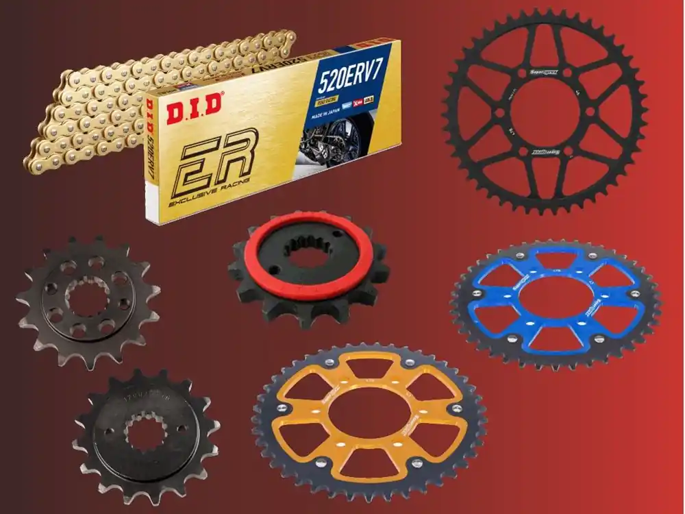 DID Racing SBK Kettensatz passend für Kawasaki ZX6R Ninja (Bj.98-02) Racing Kette Abverkauf