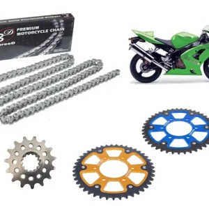 Meistverkauft Afam Kettensatz passend für Kawasaki ZX-6R /RR (05-06) 3D520Z Kette