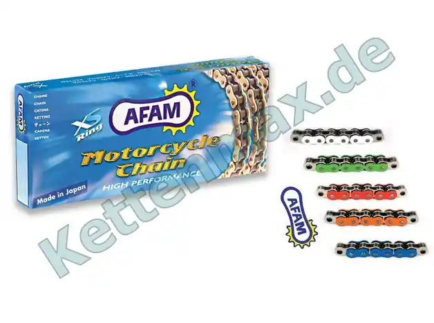 Afam Kettensatz passend für Kawasaki ZX-6R /RR Ninja (03-04) Afam XHR2 Kette farbig Aktuell