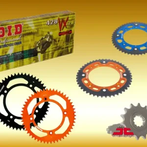 Sichere Zahlung DID Kettensatz passend für KTM SX 85 (Bj.18-) DID 428 Kette Stahl Alu Stealth