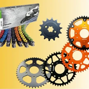 Esjot Kettensatz passend für KTM RC 125 4T ABS (Bj.14-) 520HRT Kette orange Mega-Angebot