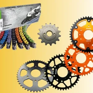 Esjot Kettensatz passend für KTM RC 390 ABS / R (14-) 520HRT Kette orange Preiswert