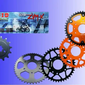 Jetzt Kaufen DID Kettensatz passend für KTM RC 125 4T ABS ab Bj 14 mit DID520ZVMX Kette