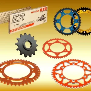 DID Kettensatz passend für KTM 400 EGS-E Bj 96 bis 98 mit DID520 diverse Kette Begrenztes Angebot