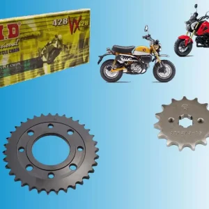DID Kettensatz passend für Honda MSX 125 Grom ABS JC92 (Bj.21-) DID428 Kette Umbau 428 Direktkauf