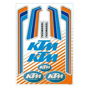 Universal-Aufkleber Set von BlackBird Racing - passend für KTM Tecnosel Vintage 55V00 Garantierte Lieferung