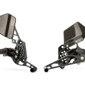 Gilles Fussrastenanlage AS31-D01 schwarz passend für Ducati 748 / 916 / 996 / 998 mit Teilegutachten Neuheit