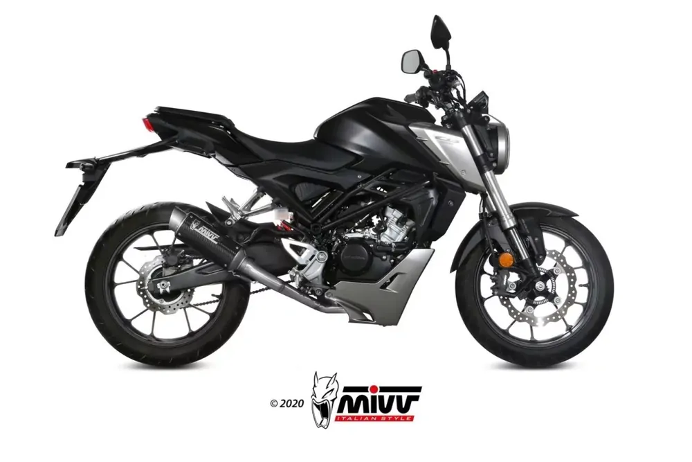 Geprüft MIVV GPPro Carbon Endschalldämpfer passend für Honda CB 125 R 18-20