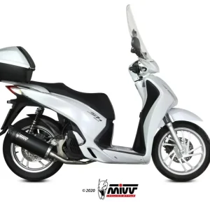 MIVV MOVER Edelstahl Schwarz passend für HONDA SH 125/150 (13-16) Wochenendangebot