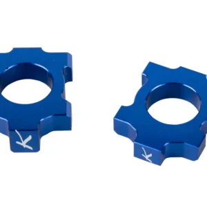 Kite Kettenspanner Achsbacken Hinterachse passend für Yamaha blau Direktkauf