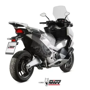 Direkt Vom Hersteller MIVV DELTA RACE Edelstahl Schwarz passend für HONDA FORZA 750 21-25