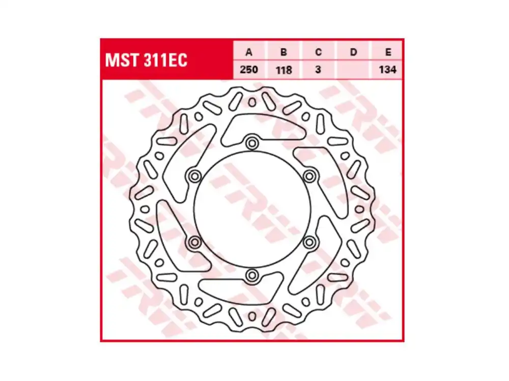 TRW Lucas Bremsscheibe vorn Yamaha / Suzuki - MST311EC Preisknaller