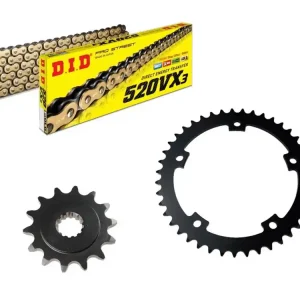 DID Kettensatz passend für Zontes R1 350 ABS (Bj.22-) DID520 diverse Kette Kostenloser Versand