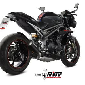 Abverkauf MIVV MK3 Carbon Endschalldämpfer passend für Triumph Speed Triple R / S / RS 18-20