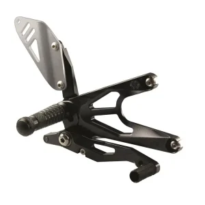 Solange Der Vorrat Reicht Gilles Fussrastenanlage FXR-S02-B passend für Suzuki GSX-R 600 / 750 / 1000 mit Teilegutachten