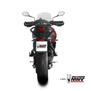 MIVV Delta Race Edelstahl Schwarz Komplettanlage passend für Triumph Trident 660 / Tiger Sport 660 (Euro 5) Kostenloser Versand