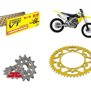 DID Kettensatz passend für Suzuki RMX450Z ab Bj 10 mit DID520 diverse Kette Preis Gesenkt