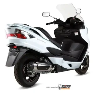 Preiswert MIVV Komplettanlage Urban Edelstahl passend für Suzuki Burgman 400