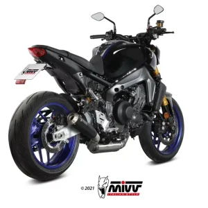 Must-Have MIVV Komplettanlage X-M1 Edelstahl Schwarz Carbon passend für Yamaha MT-09/FZ-09 21-23