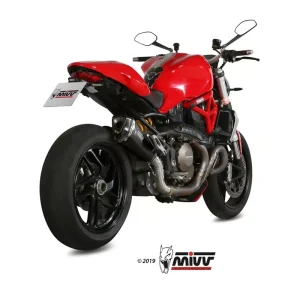 Kostenfreie Lieferung MIVV DELTA RACE Steel Black Endschalldämpfer passend für Ducati Monster 1200 (2014-2016)