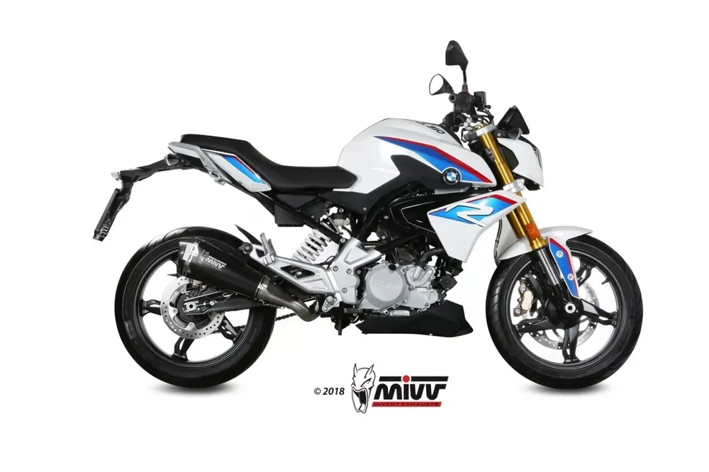 MIVV Delta Race Black Endschalldämpfer passend für BMW G 310 R 18-24 Top-Preis