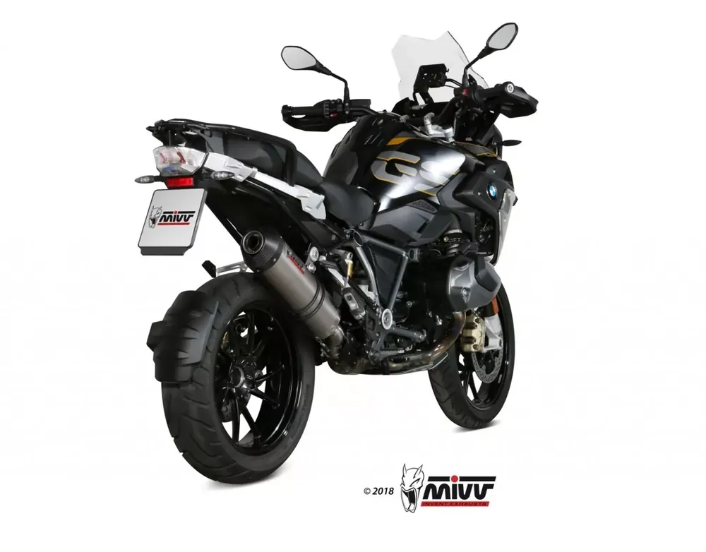 Heißes Angebot MIVV Oval Titan Endschalldämpfer passend für BMW R 1250 GS 18-23