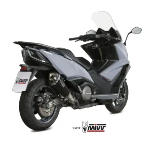 MIVV Delta Race Black Endschalldämpfer passend für KYMCO AK550 17-20 Top-Preis