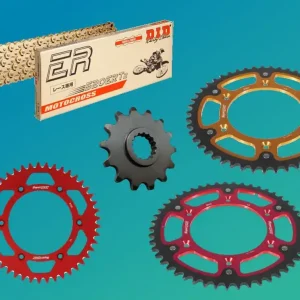 DID Kettensatz passend für Beta 450 RR Enduro / Racing ab Bj 13 mit DID520 diverse Kette Alu Stealth Letzte Chance