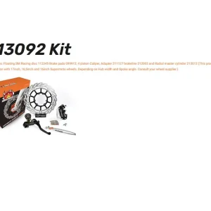 Jetzt Bestellen Supermoto Komplett-Kit Racing Flame 320mm - 313092 / 313092R