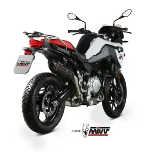 MIVV Suono Black Steel Endschalldämpfer passend für BMW F 750/850 GS 18-22 Aktuell