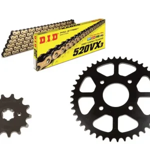 Günstig DID Kettensatz passend für SYM CR 300 i Wolf Cafe Racer ABS (Bj.19-) DID520 diverse Kette