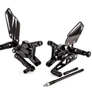 Gilles Fussrastenanlage VCR38GT VCR-K07-B passend für Kawasaki Ninja ZX-6 R 636 ABS (Bj.13-21) mit A Geprüft