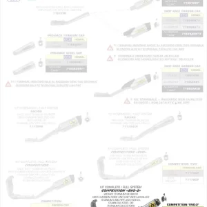 Solange Der Vorrat Reicht ARROW Competition EVO-2 Volltitan Komplettanlage passend für Yamaha YZF R1 2017-2020