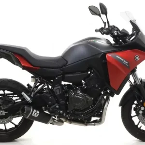 Arrow Works Endschalldämpfer Edelstahl schwarz passend für Yamaha Tracer 700 Sonderaktion