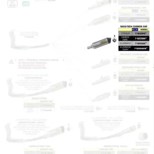 Arrow Race-Tech Carbon Endschalldämpfer passend für Suzuki GSX-R 1000 / 1000 R (2017–2020) Neu