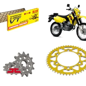 Sichere Zahlung DID Kettensatz passend für Suzuki DRZ 400 SM ab Bj 05 mit DID520 diverse Kette