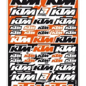 Aufkleber Sponsor BlackBird Racing passend für KTM - Bogen 50x35 cm - 5076K Expressversand