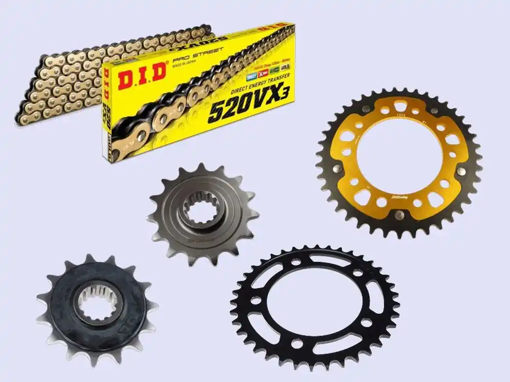 DID Kettensatz passend für Honda NX 500 ABS (24-) DID520VX3 Kette Kostenloser Versand