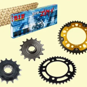 Highlight DID Kettensatz passend für Honda NX 500 (Bj.24-) DID520ZVM-X Kette