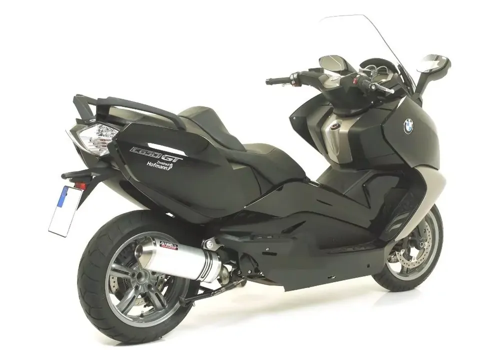 Giannelli Ipersport Slip On Aluminium Auspuff passend für BMW C 650 GT Solange Der Vorrat Reicht