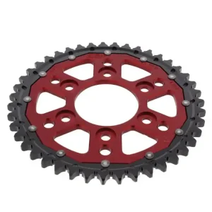 Schnäppchen Kettenrad Dual ZF 43 45 Zähne rot schwarz gold (530) passend für Ducati 950 1200 1260 Multistrada En