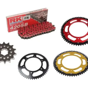 Günstig RK Kettensatz passend für SWM RS 125 R / Factory CBS (Bj.2017-) RK428HSB Kette farbig