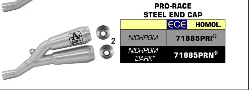 Arrow Pro-Race Edelstahl Endschalldämpfer passend für Honda CB 1000 R 18-20 Schnäppchen
