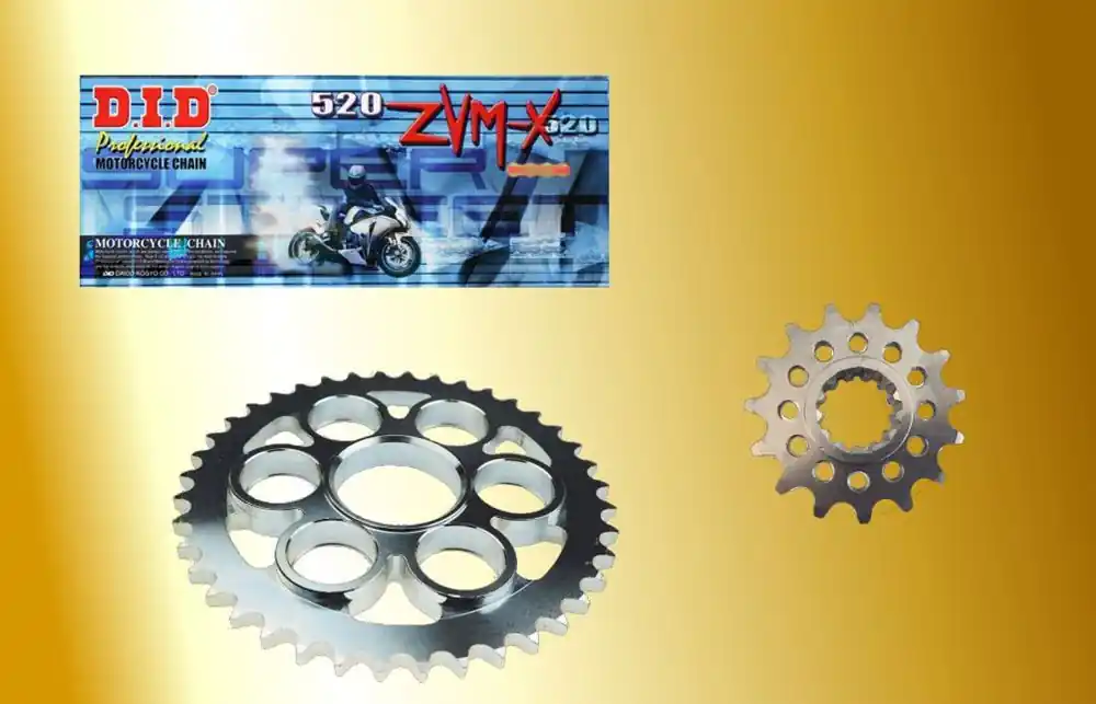 DID Kettensatz passend für Ducati 950 Hypermotard / SP / RVE ab Bj 19 mit DID520ZVM-X Kette Sofort Bestellen