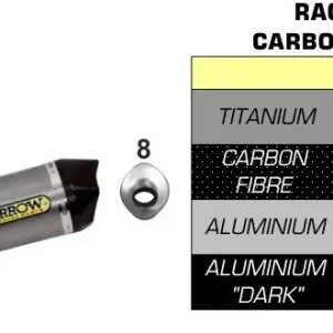 Arrow Race-Tech Carbon Endschalldämpfer passend für Honda CB 500 F 19- Letzte Chance